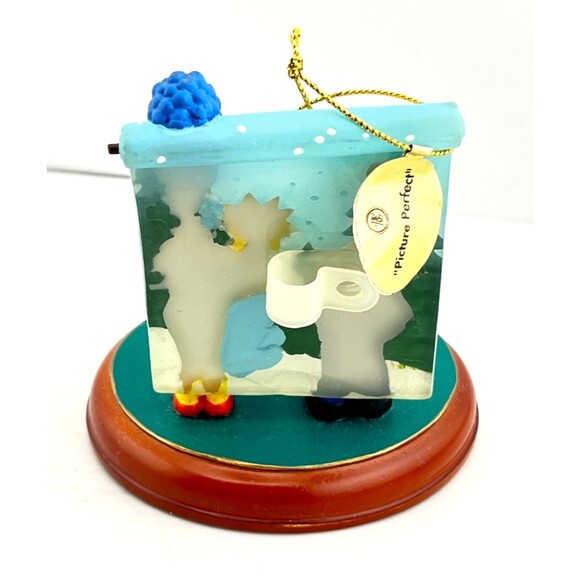 SIMPSONS Bradford Christmas Ornament Illuminated “Picture Perfect” w/Tags Homer - Picture 3 of 8